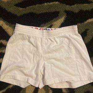 White shorts